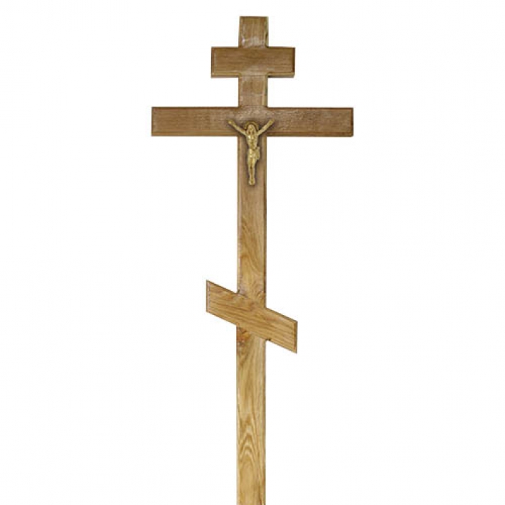 Крест дубовый Кд56 с распятьем