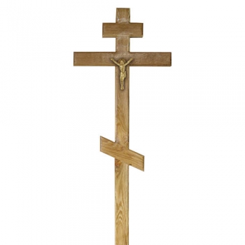 Крест дубовый Кд56 с распятьем