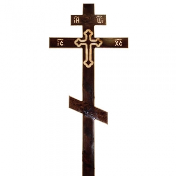 Крест сосновый Кс32 с резной надписью