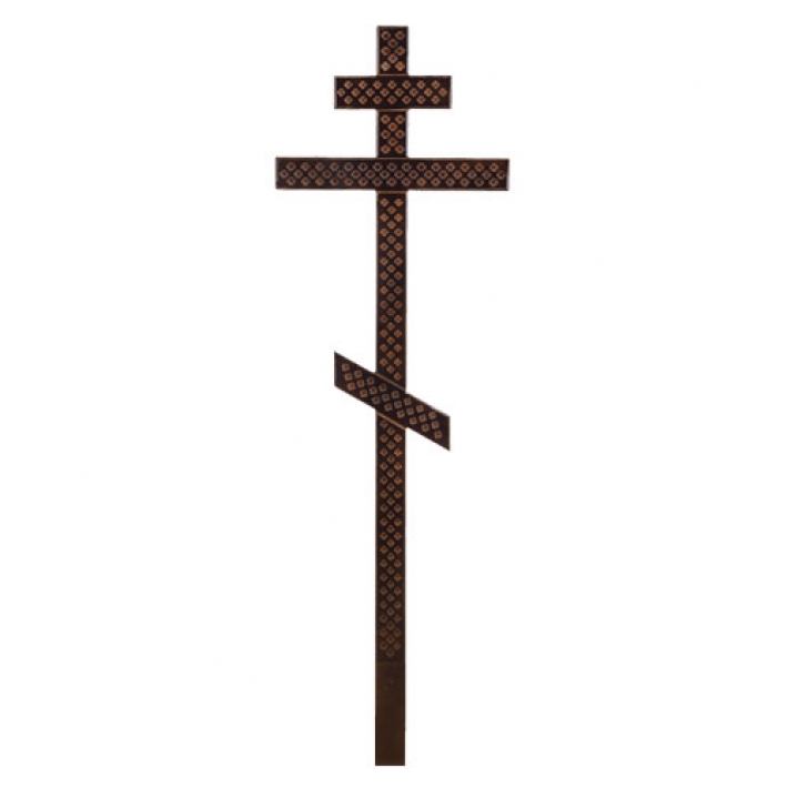 Крест сосна прямой с накладками КДС-07