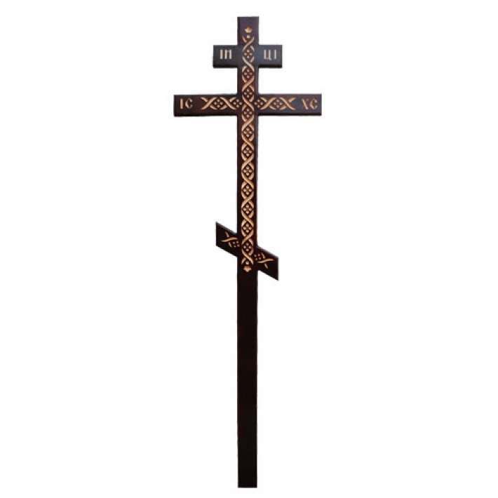 Крест на могилу сосна &quot;Коса&quot; КДС-33