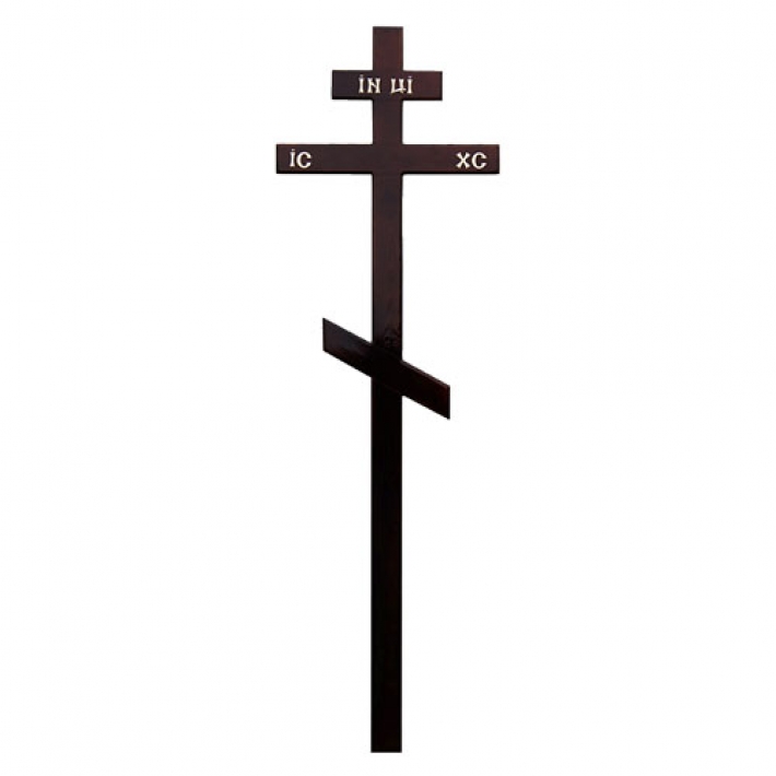 Крест на могилу сосна 100*100, 260 см, КДС-09